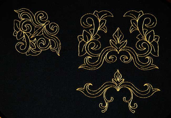 BFC1879 Elegant Medallions