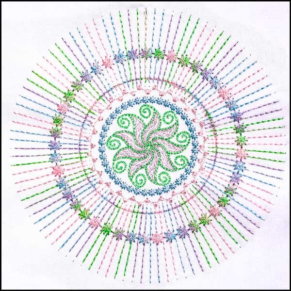 BFC1886 Variegated Mandalas