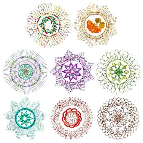 BFC1886 Variegated Mandalas