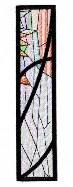 BFC1889 Variegated Sunflowers Stained Glass