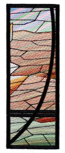 BFC1889 Variegated Sunflowers Stained Glass
