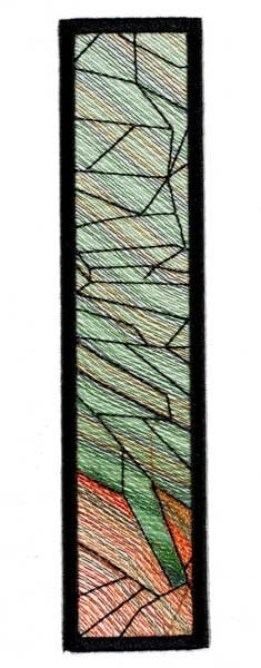 BFC1889 Variegated Sunflowers Stained Glass