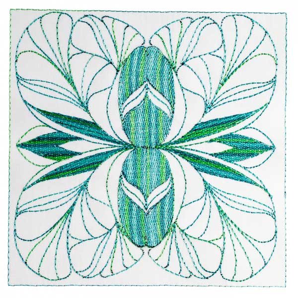 Art Nouveau Ornamental Quilt Blocks 1&2