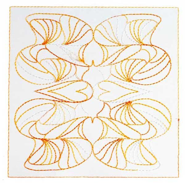 BFC1891 Art Nouveau Ornamental Quilt Blocks