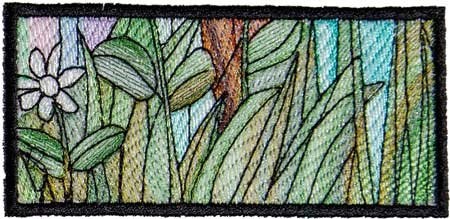 BFC1895 Variegated Horses Stained Glass