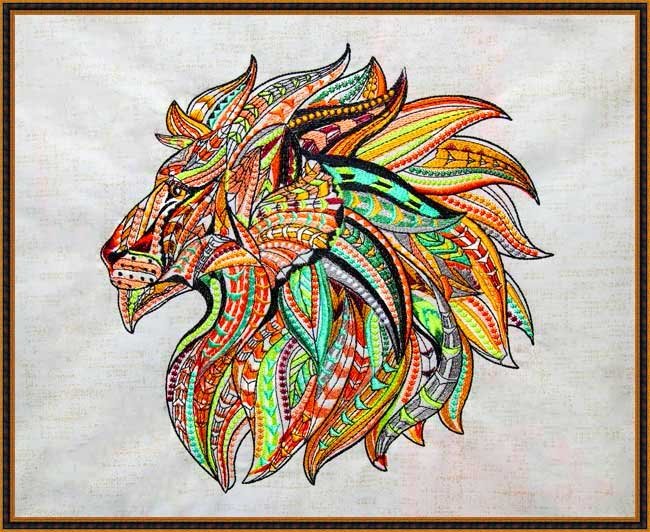 BFC1905 Ethnic Tribal Lion