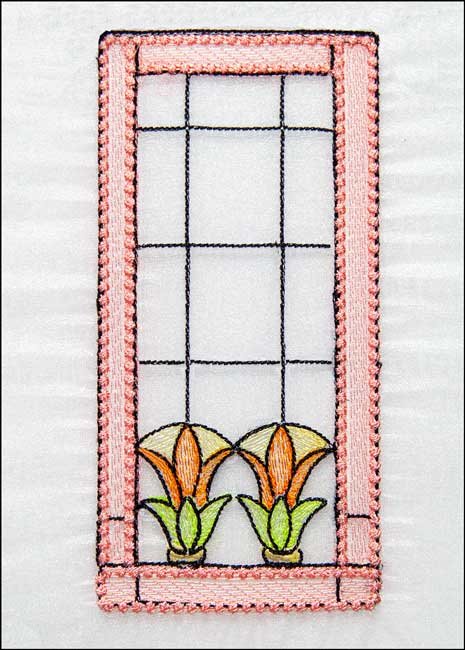 BFC1908 Art Nouveau Stained Glass Placemats