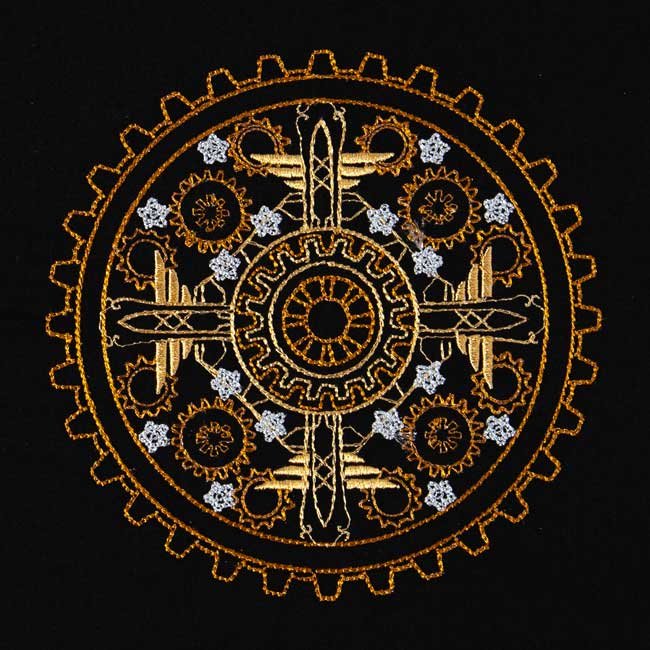 BFC1915 Steampunk Mandala Quilt Blocks