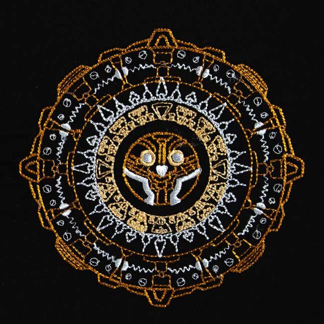 BFC1915 Steampunk Mandala Quilt Blocks