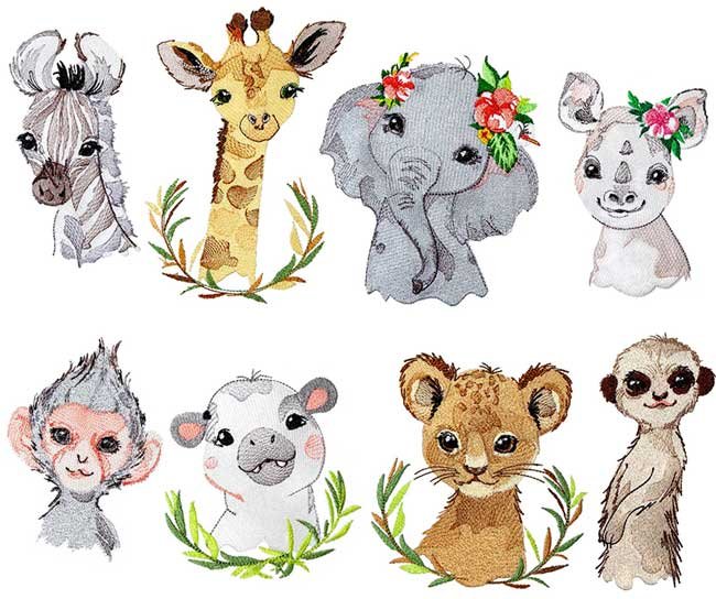 BFC1916 Baby Animals of Africa