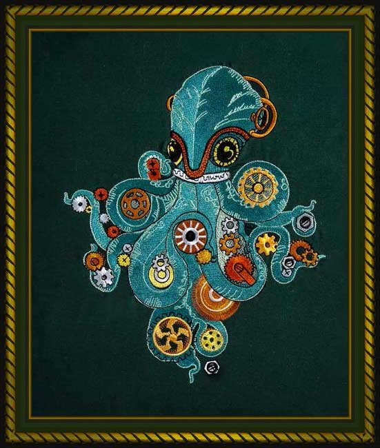 BFC1911 Steampunk Octopus
