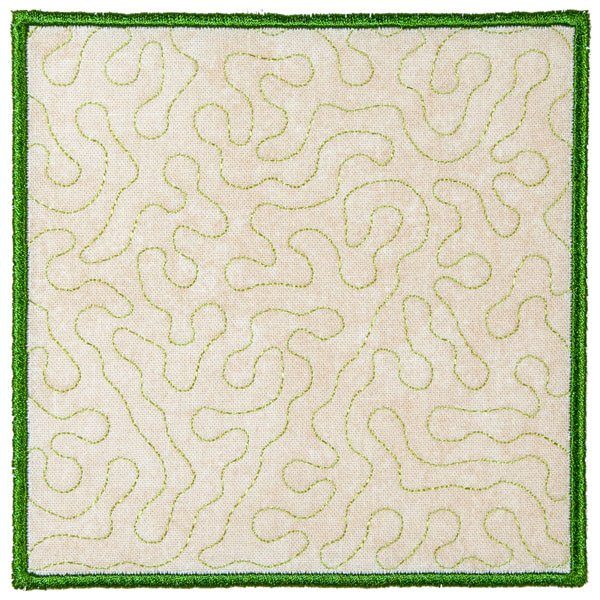 BFC1925 QIH or Reg Leafy Quilt Squares