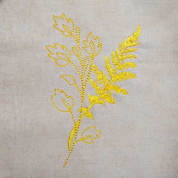 BFC1931 Shoulder Bag with Sunflowers