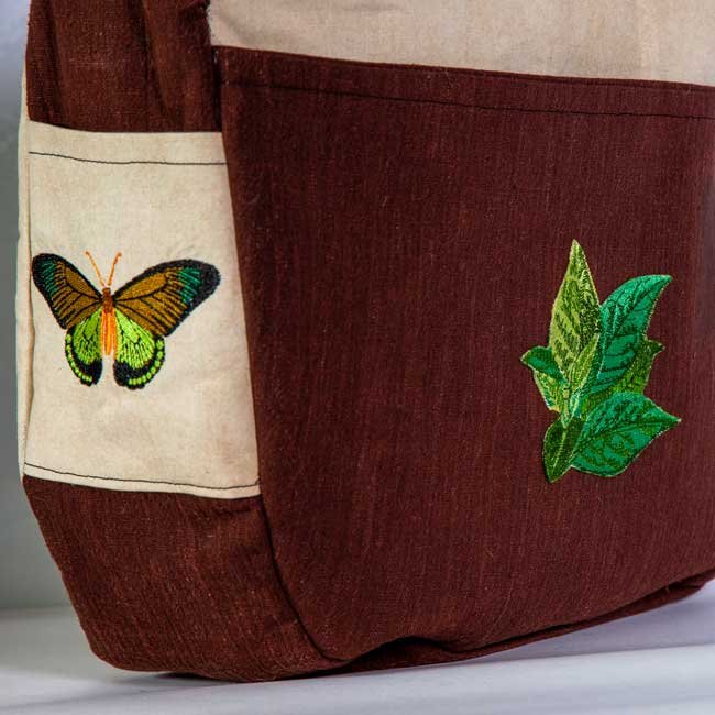 BFC1931 Shoulder Bag with Sunflowers