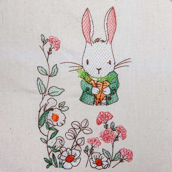 BFC1932 Baby Animals with Flowers