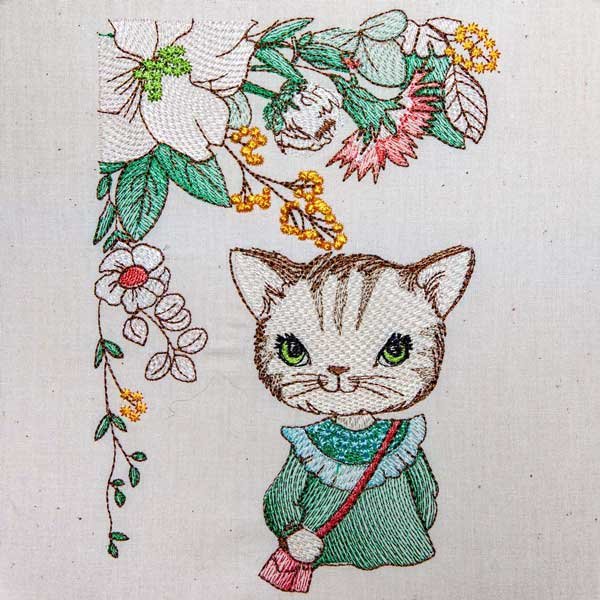 BFC1932 Baby Animals with Flowers