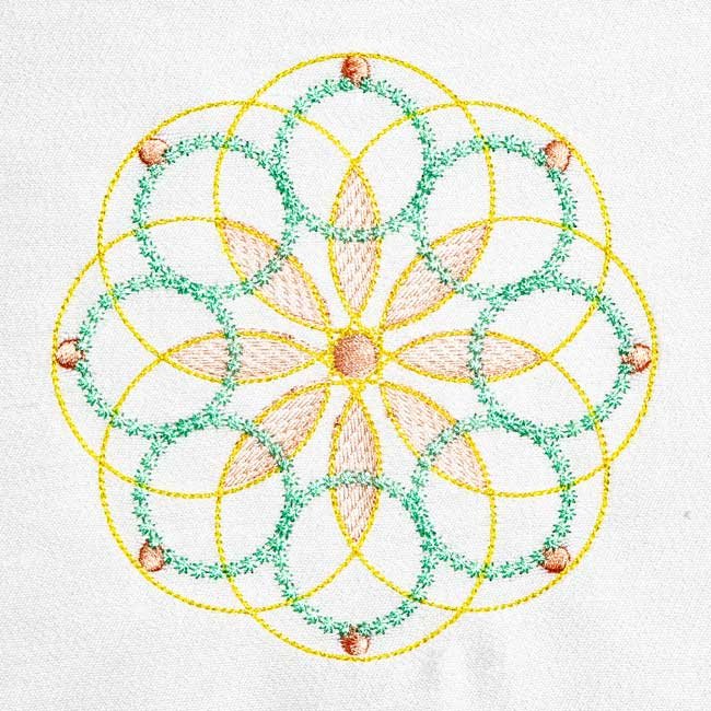 BFC1933 Circles upon Circles  Quilt Blocks