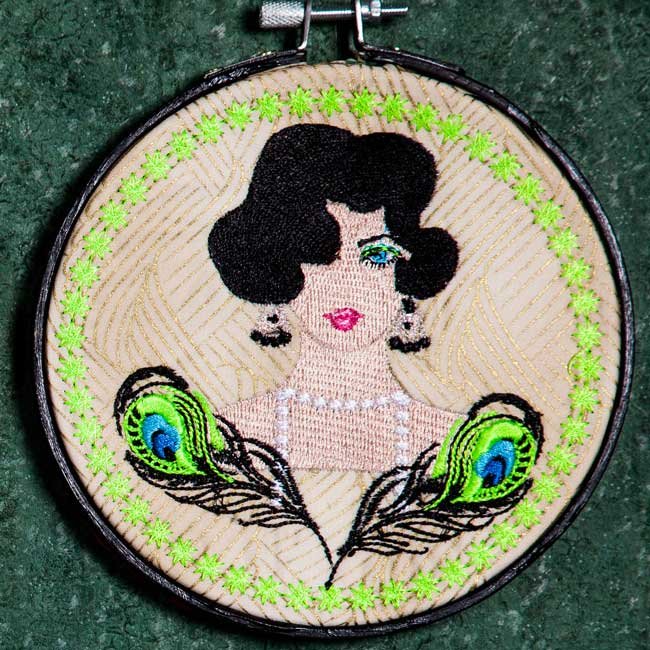 BFC1939 Framed Embroidery Sampler
