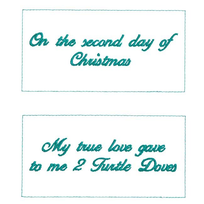 BFC1944 Second Day of Christmas