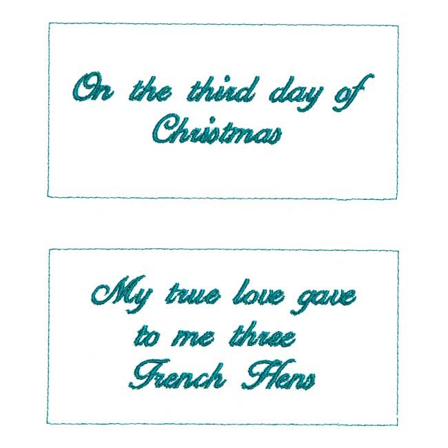 BFC1945 Third Day of Christmas