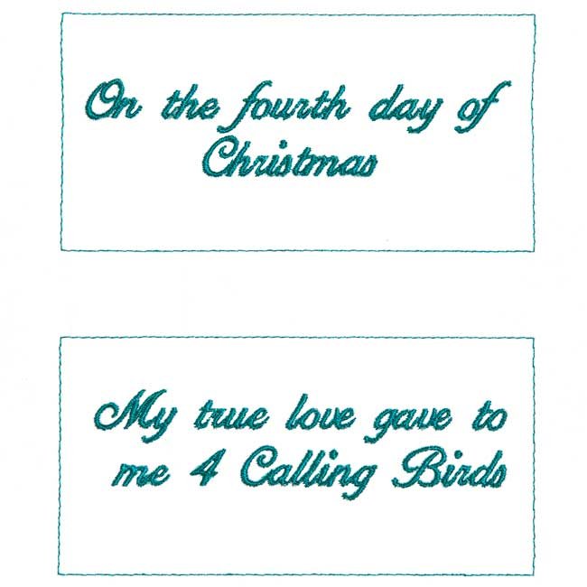 BFC1946 Fourth Day of Christmas