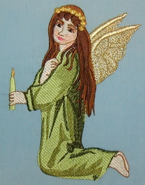 BFC0195 Lace Bowl Victorian Angels