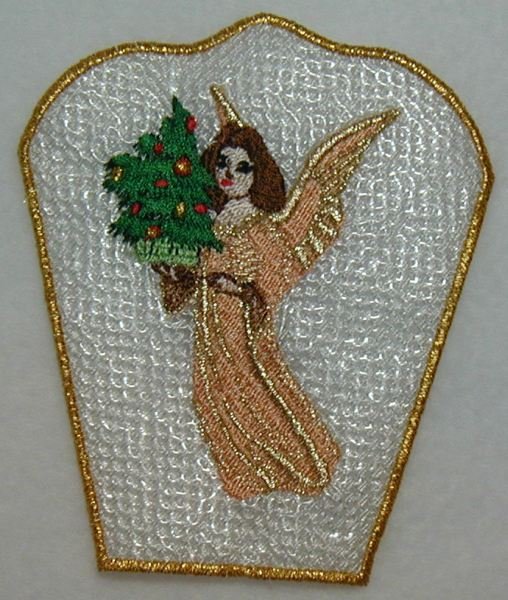 BFC0195 Lace Bowl Victorian Angels