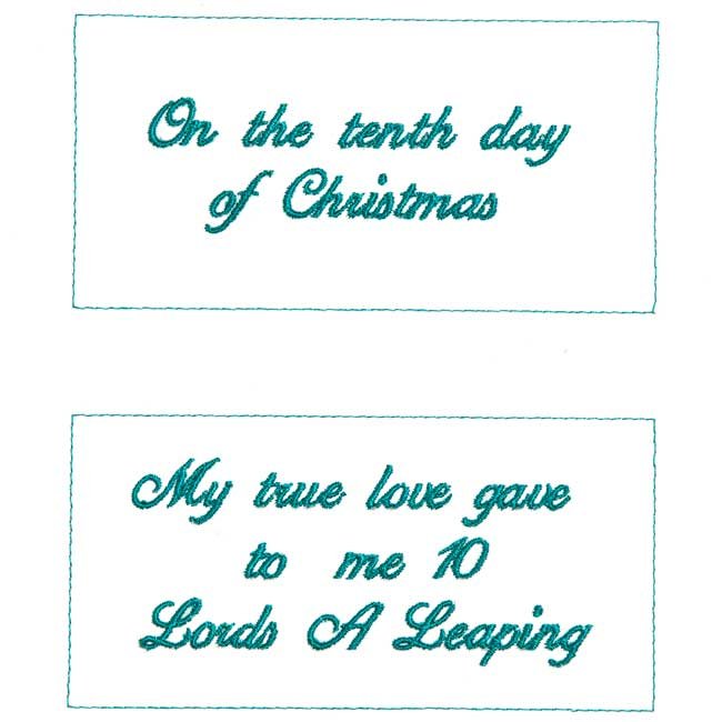BFC1952 Tenth Day of Christmas