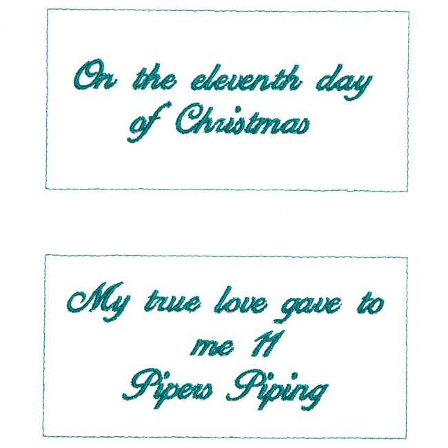 BFC1953 Eleventh Day of Christmas