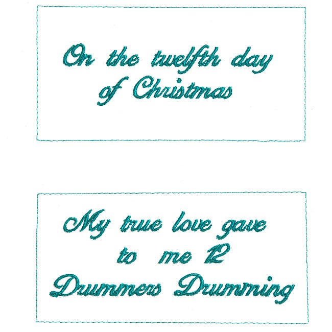 BFC1954 Twelfth Day of Christmas