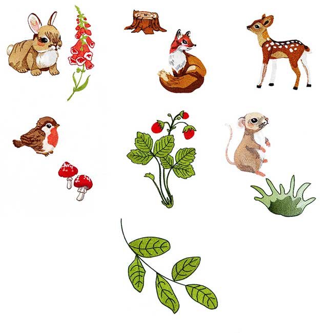 BFC1955 Animal Babies of the Forest
