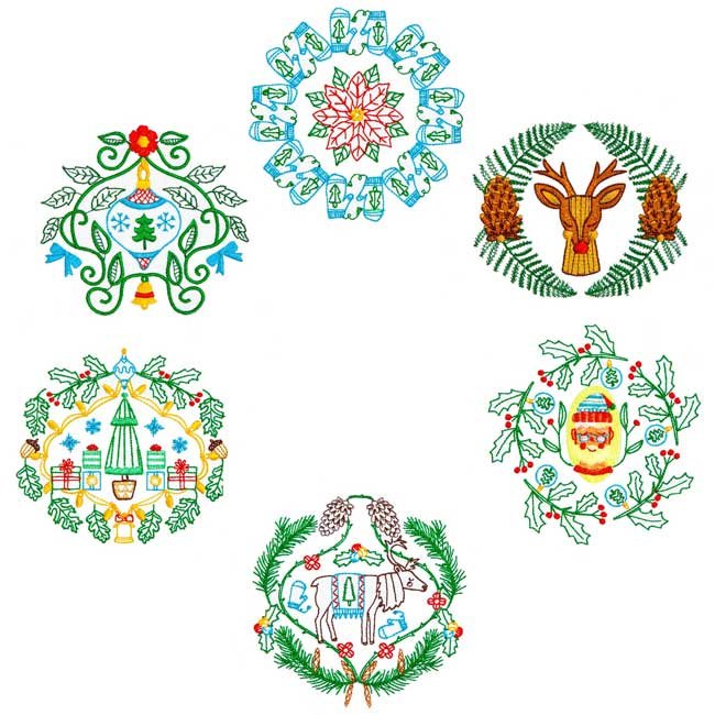 BFC1956 Christmas Mandalas