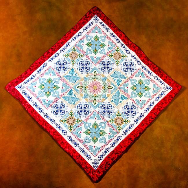 BFC1962 Mexican Talavera Quilt Blocks