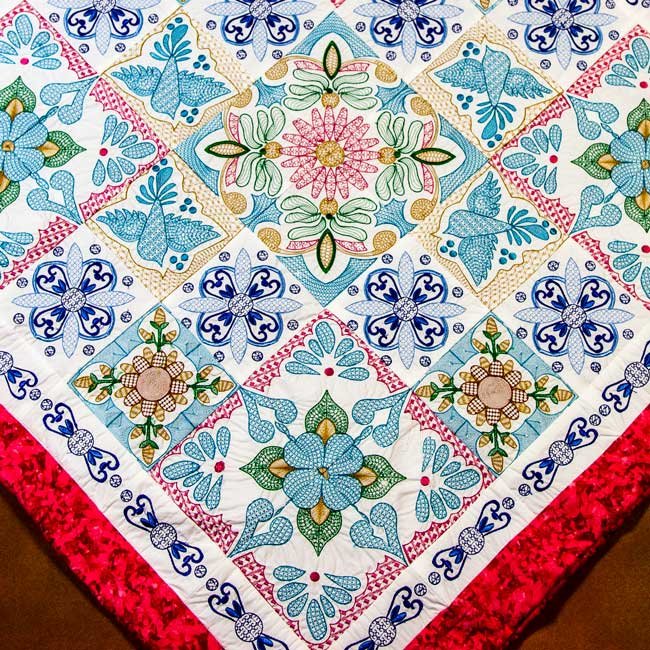 BFC1962 Mexican Talavera Quilt Blocks