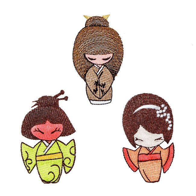 BFC1964 Kokeshi Charms