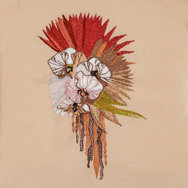 BFC1965 Boho Flowers and Leaves