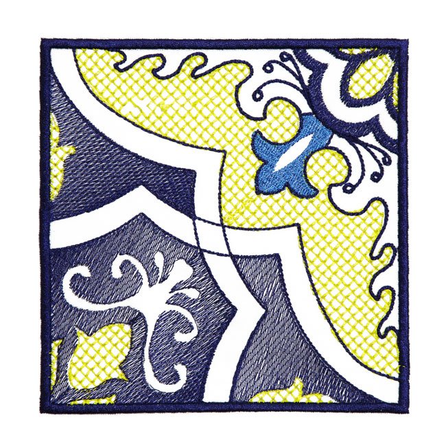 BFC1969 Portuguese Azulejos Tiles Quilt Blocks