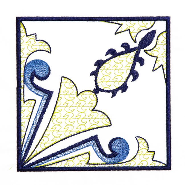 BFC1969 Portuguese Azulejos Tiles Quilt Blocks