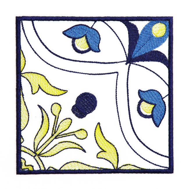 BFC1969 Portuguese Azulejos Tiles Quilt Blocks
