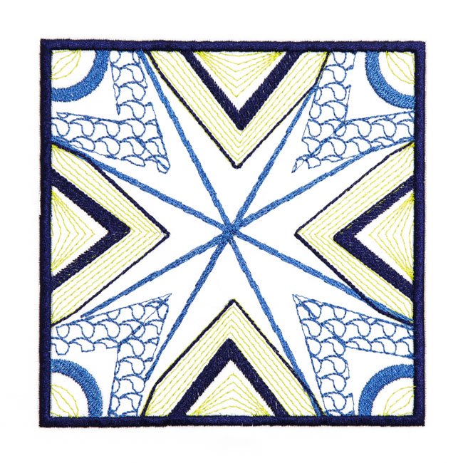 BFC1969 Portuguese Azulejos Tiles Quilt Blocks