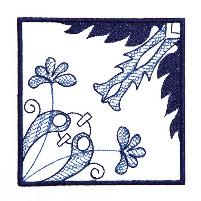 BFC1969 Portuguese Azulejos Tiles Quilt Blocks