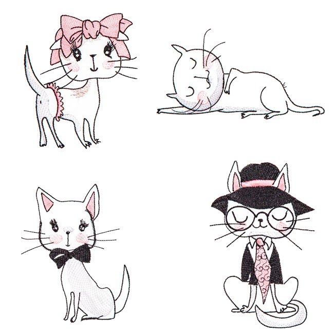 BFC1974 Cute Cats