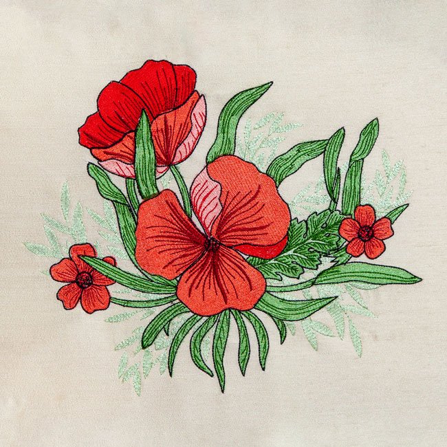 BFC1976 A Touch of William Morris - Poppies