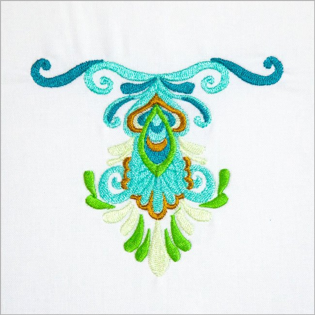 BFC1982 Aquamarine Paisley and More
