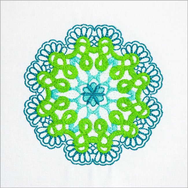 BFC1982 Aquamarine Paisley and More