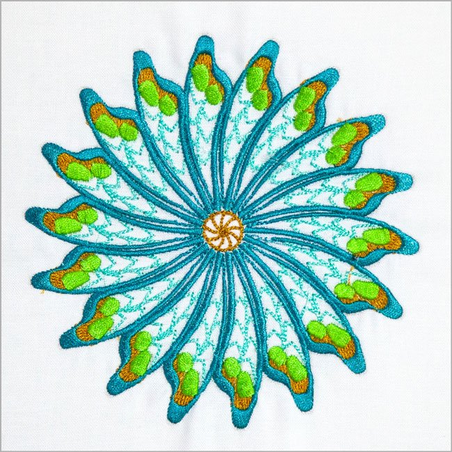 BFC1982 Aquamarine Paisley and More