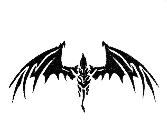 BFC1997 Blackwork Dragon Funset