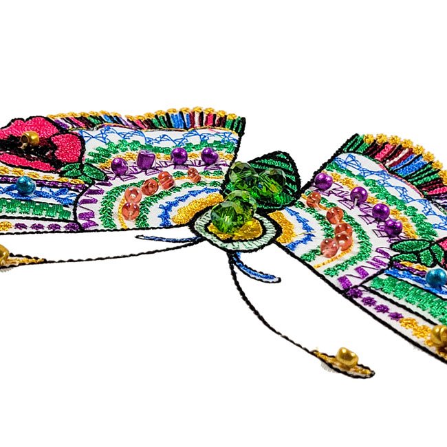 BFC2000 Embellished Colorful Butterfly