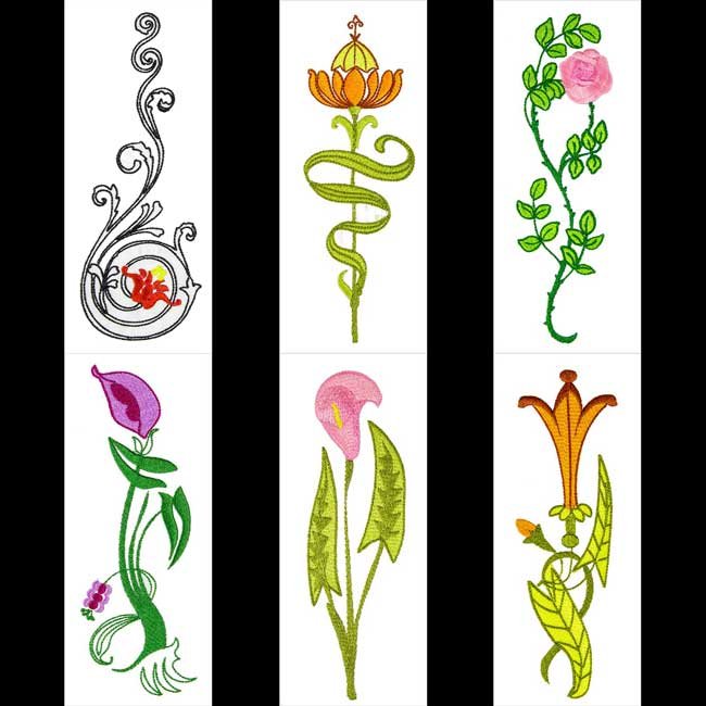 BFC2006 Art Nouveau Floral Elements