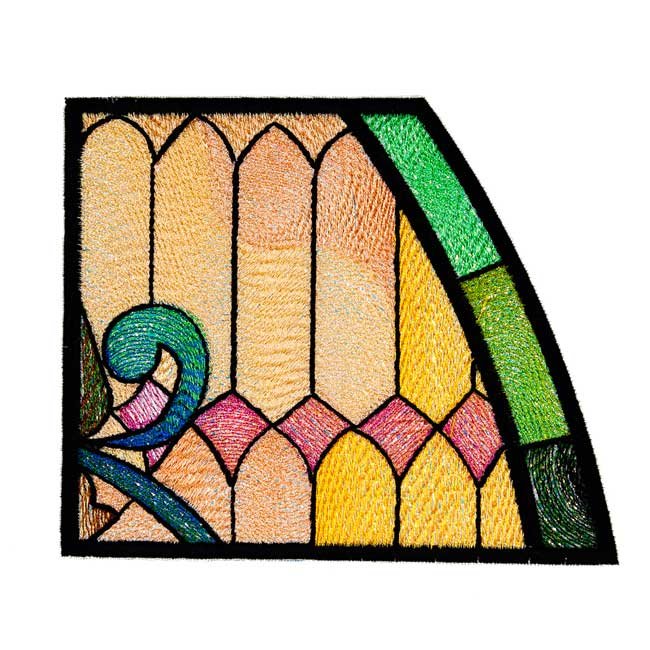 BFC2007 Earth Tones Stained Glass